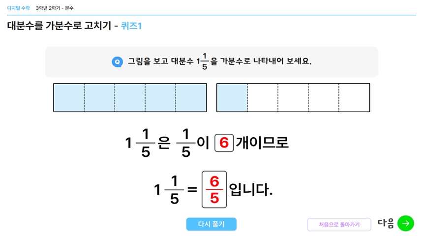 다양한 에듀테크 수업으로 어려운 개념도 쉽게 디지털 수학 교구 이미지3